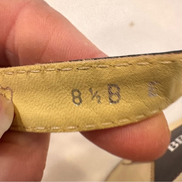 Bruno Magli high heel sandals brown leather ankle strap women’s size 8.5 - Picture 8 of 9